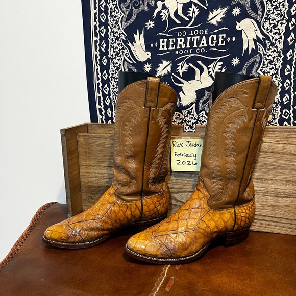 Justin\'s Reptile Cowboy Boots in Men\'s Size 8.5D main image 11